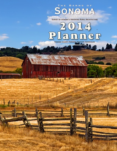 Barns of Sonoma 2014 Planner, Black & White