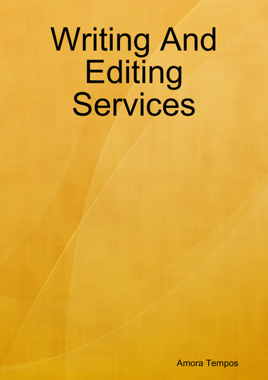 Writing And Editing Services