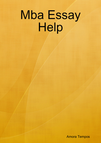 Mba Essay Help