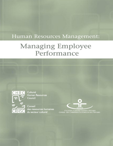 Human Resources Management: Managing Employee Performance