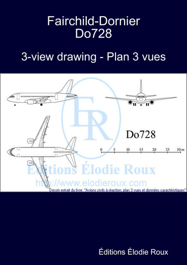 3-view drawing - Plan 3 vues - Fairchild-Dornier Do728