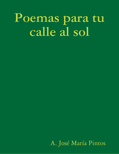 Poemas para tu calle al sol