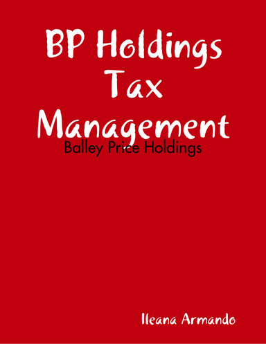 BP Holdings Tax Management: Balley Price Holdings