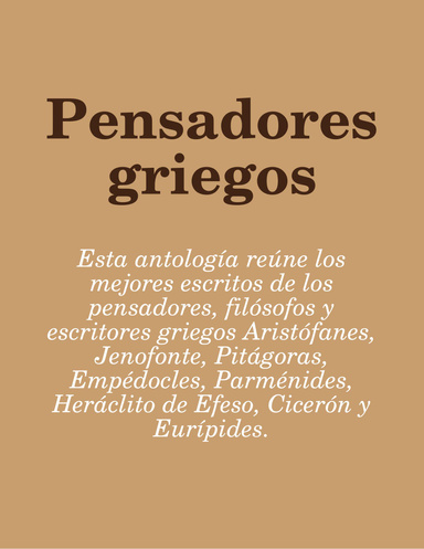 Pensadores griegos