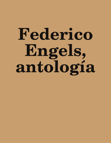 Federico Engels, antología