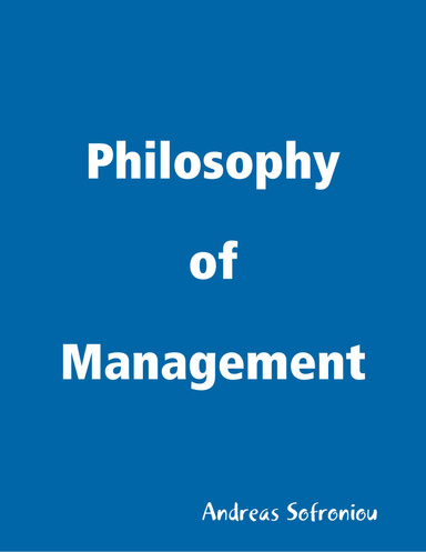 Philosophy of Management