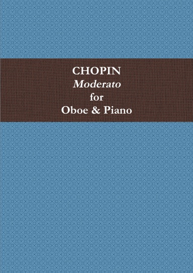 Moderato for Oboe & Piano.Sheet Music.