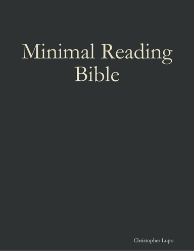 Minimal Reading Bible