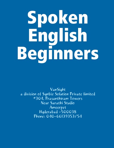 Spoken English beginers