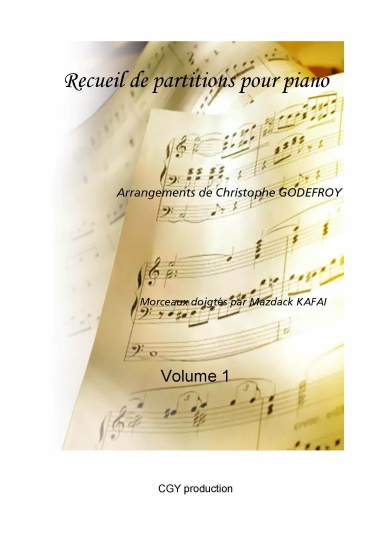 Recueil de partitions pour piano