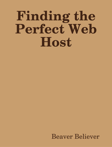 Finding the Perfect Web Host