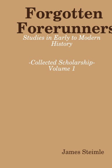 Forgotten Forerunners