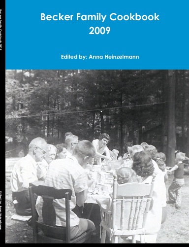 Becker Family Cookbook Hard