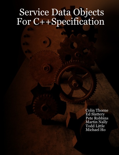 Service Data Objects For C++Specification