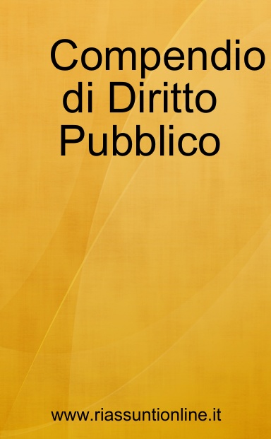 Compendio di Diritto Pubblico