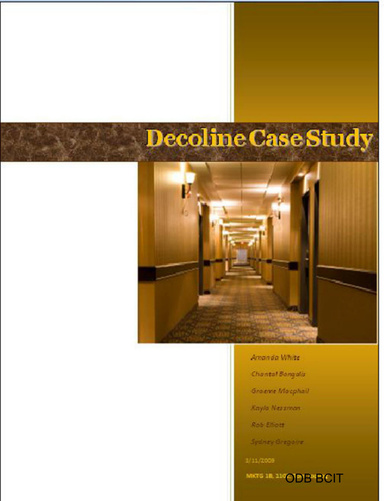 Decoline Case Study