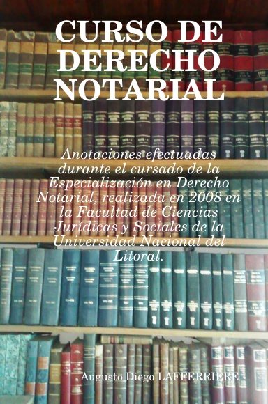 CURSO DE DERECHO NOTARIAL