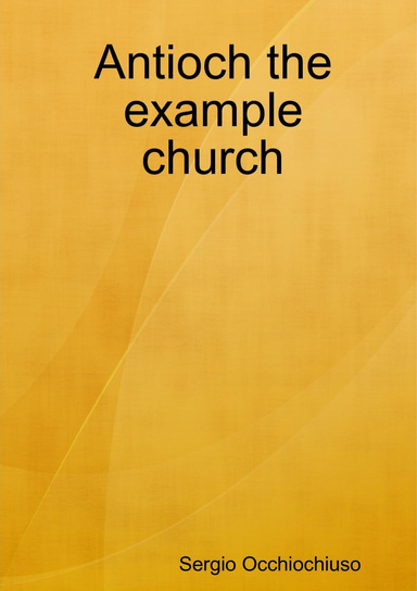 Antioch the example church