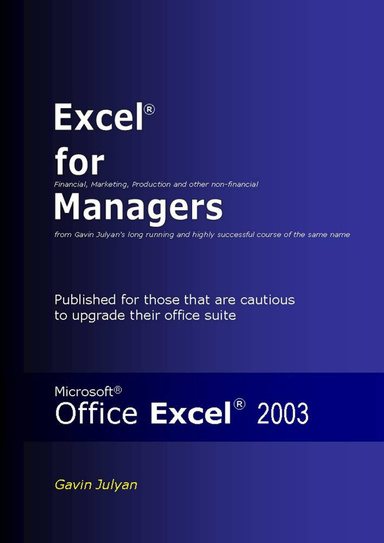 Excel 2003 for Managers