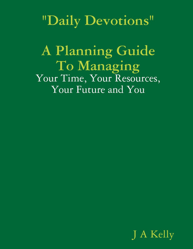 "Daily Devotions" A Planning Guide