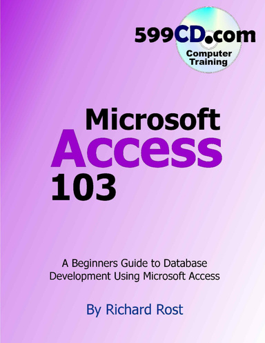 Microsoft Access 103 - B&W