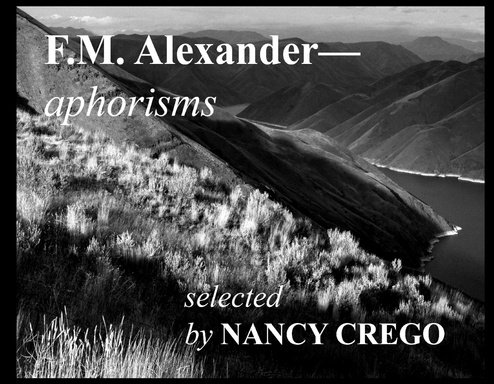 F.M. Alexander: aphorisms