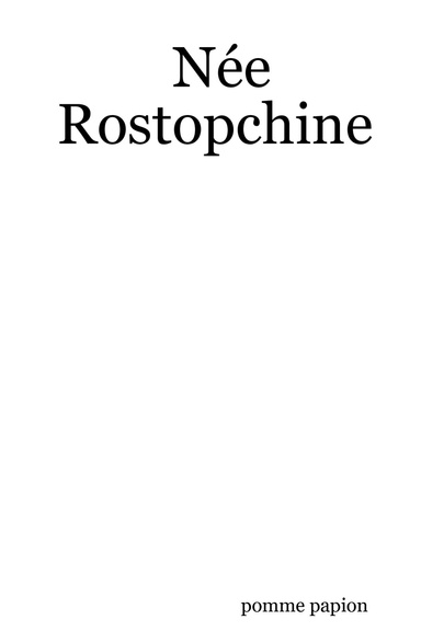 Née Rostopchine