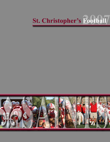 St. Christopher's Football Yearbook 2007
