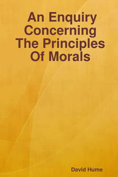 An Enquiry Concerning The Principles Of Morals