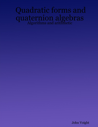 Quadratic forms and quaternion algebras: Algorithms and arithmetic