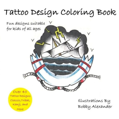 Tattoo Design Coloring Book