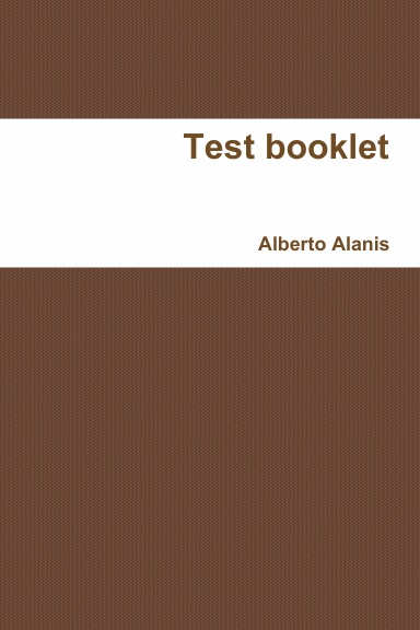 Test booklet