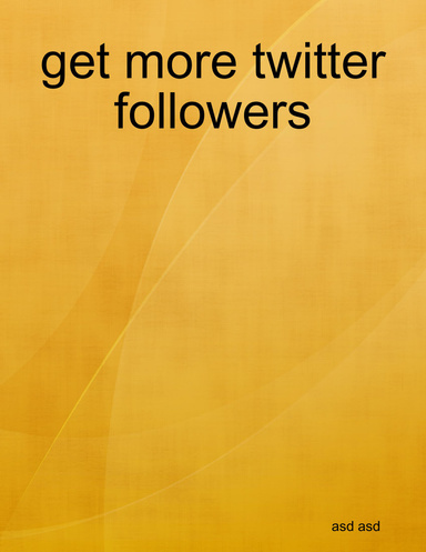 get more twitter followers