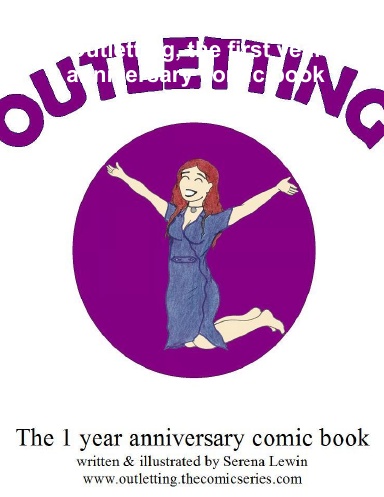 Outletting, the first year anniversary comic book