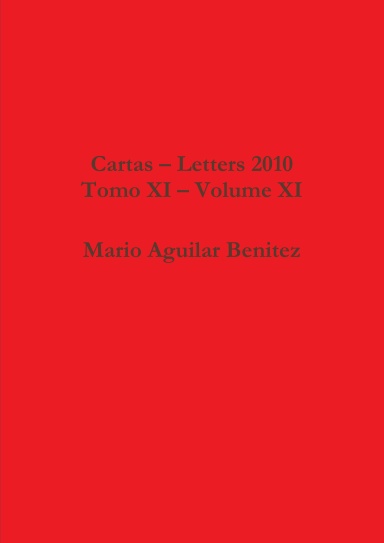 Cartas – Letters 2010 Tomo XI – Volume XI