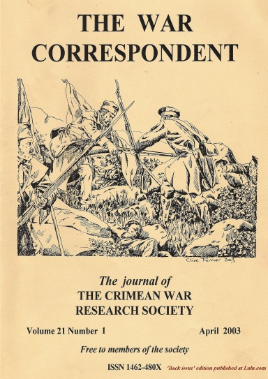 The War Correspondent Vol 21 No.1 April 2003