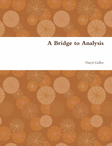 A Bridge to Analysis