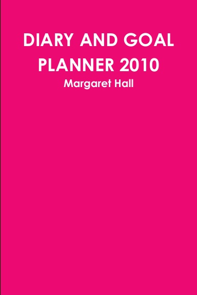 DIARY AND GOAL PLANNER 2010