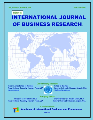 IJBR V-1, 2006 Second Edition