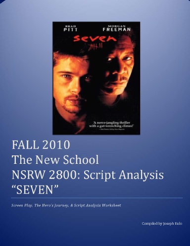 Script Analysis Screen Plays