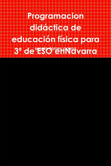 programacion didáctica de educación física para 3º de ESO en Navarra