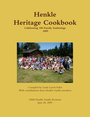 Henkle Heritage Cookbook
