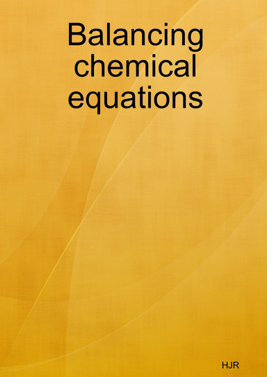 Balancing chemical equations