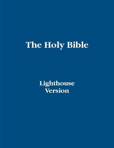 The Holy Bible Lighthouse Version Largest Print Paperback with Separated Verses