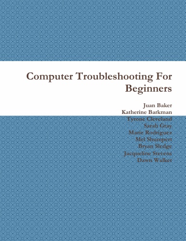 Computer Troubleshooting For Beginners