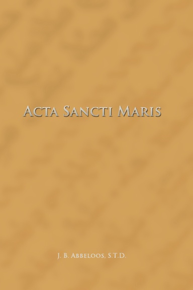 Acta Sancti Maris