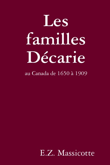 les familles Décarie