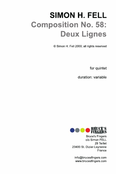 Composition No. 58: Deux Lignes