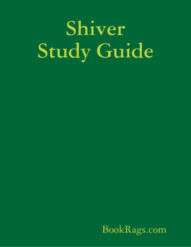 Shiver Study Guide
