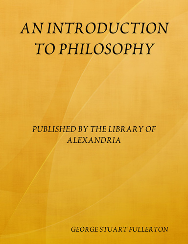 AN INTRODUCTION TO PHILOSOPHY
